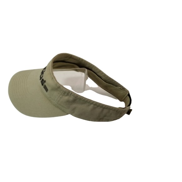 Adidas Visor~Khaki w/Black Logo~Size Adjustable~Unisex~Previously Worn - Picture 3 of 7